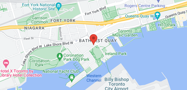 map of #901 -650 QUEENS QUAY W